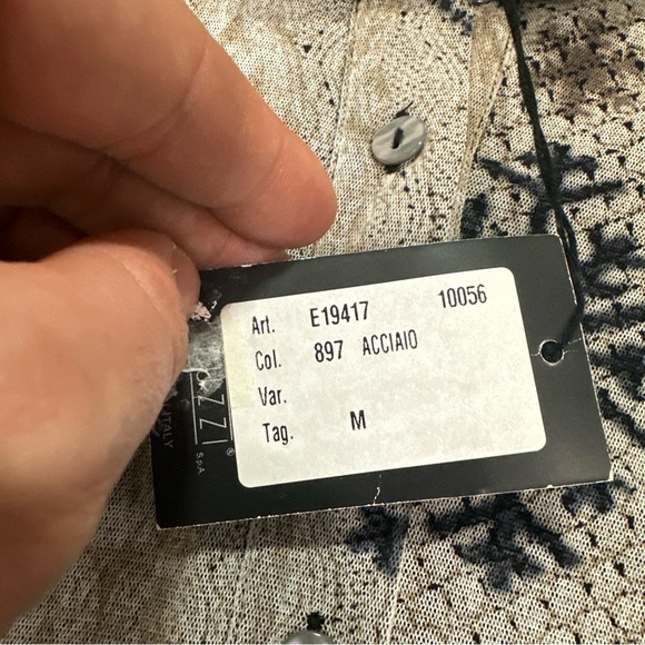 NWT Jean Paul Gaultier Soleil Gray Blue Mesh Sheer Dress Italian Made Sz Medium - Picture 10 of 13